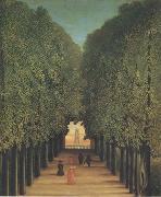 Henri Rousseau The Avenue,Park of Saint-Cloud oil painting reproduction